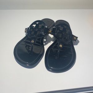 Black Tory Burch sanders size 8